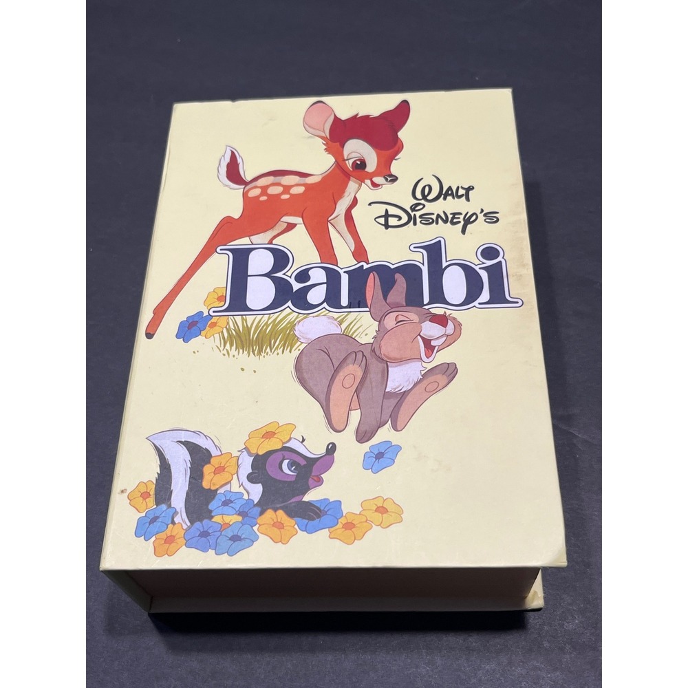 Disney Uniqlo Magic For All Bambi Book Style Storage Box Decorative Keepsake